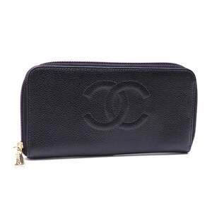 CHANEL Black Logo Wallet